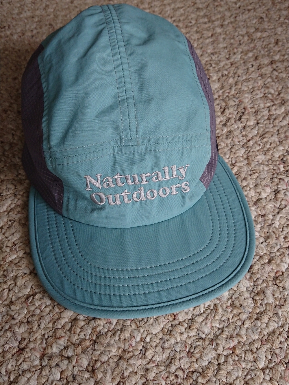 Richardson outdoor Naturally Outdoors Teal and Gray Outdoor Cap